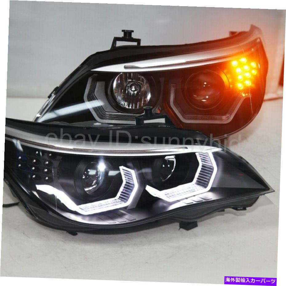 USヘッドライト 2008-2010年LED FORNT LAMPがLEDヘッドライト11ピンプラグ 2008-2010 Year LED fornt lamps for E60 523i 525i 530i LED Head Light 11pins plug【並行輸入品】｜Us Custom Parts Shop USDM