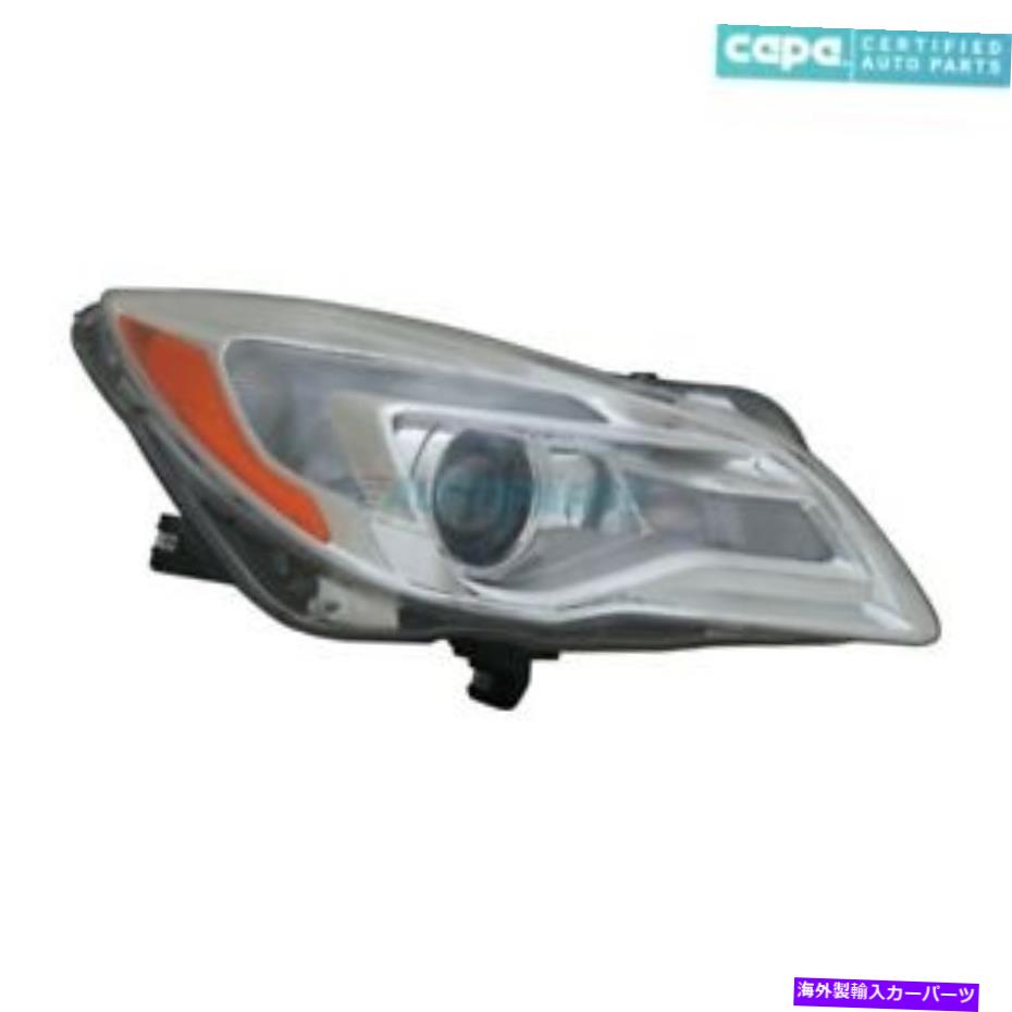 USヘッドライト 新しい右ハロゲンヘッドライトアセンブリ収力2014-2017 Buick Regal GM2503413C Capa NEW RIGHT HALOGEN HEADLIGHT ASSEMBLY FITS 2014-2017 BUICK REGAL GM2503413C CAPA【並行輸入品】
