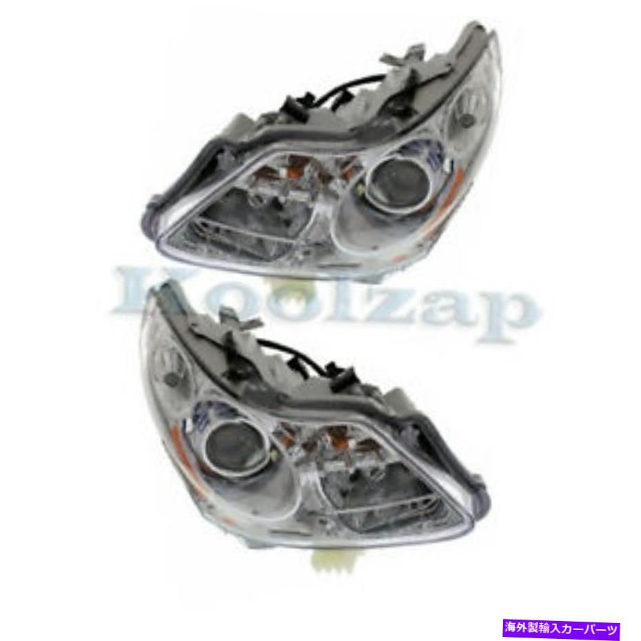 USヘッドライト 2009-09 G37フロントヘッドライトヘッドランプキセノンヘッドライトランプW /電球セットペア For 2009-09 G37 Front Headlight Headlamp Xenon Head Light Lamp w/Bulb Set Pair【並行輸入品】