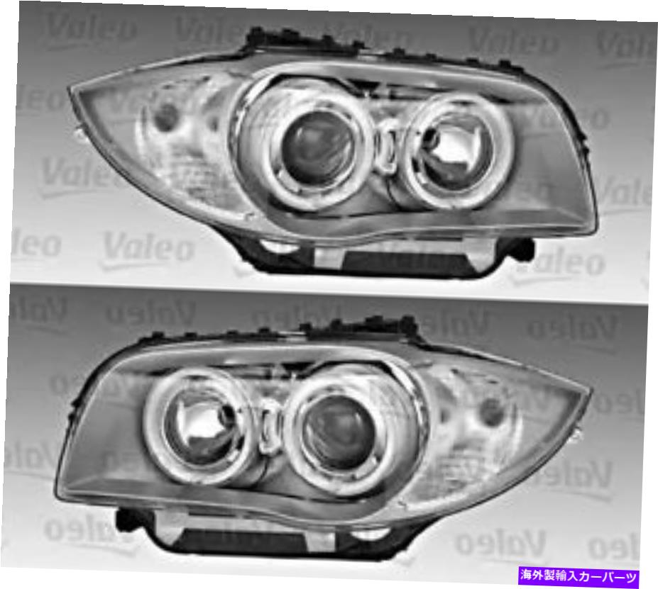 USヘッドライト ハロゲンバイキセノンヘッドライトフロントランプセットFITS BMW E87ハッチバック2004-2007 Halogen Bi-Xenon Headlight Front Lamp Set Fits BMW E87 Hatchback 2004-2007【並行輸入品】