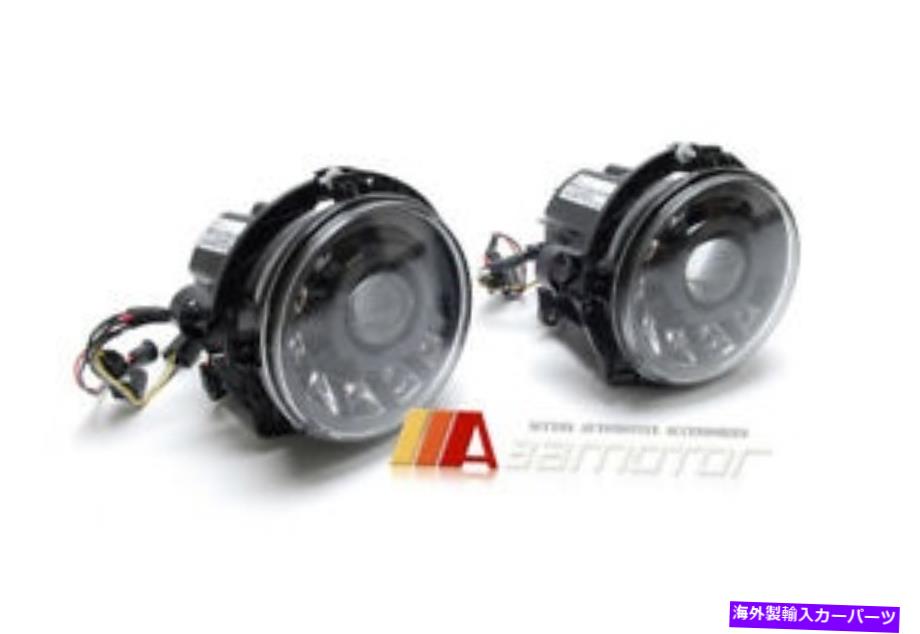 USヘッドライト MスタイルLEDブラックプロジェクターヘッドライトランプがフィット1986-2006メルセデスW463 Gクラス M Style LED Black Projector Headlights Lamp fits 1986-2006 Mercedes W463 G-Class【並行輸入品】