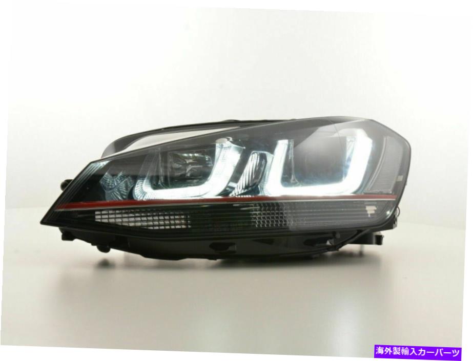 USヘッドライト VWゴルフMK7 GTI LOOKブラックハロゲンDRLヘッドライト2012+ VW GOLF MK7 GTI LOOK BLACK HALOGEN DRL HEADLIGHTS DAYTIME RUNNING 2012+【並行輸入品】 114,146円