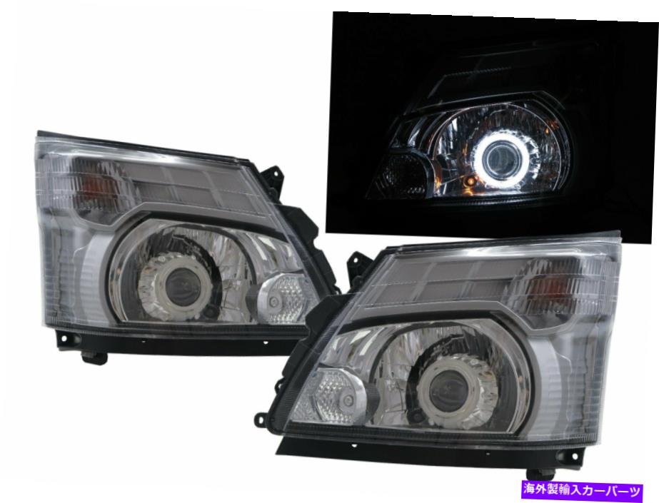 USヘッドライト 300シリーズMK2 11-PRESENT DRICK 2D CCFLプロジェクターヘッドライトクロムHino LHD 300 Series MK2 11-present Truck 2D CCFL Projector Headlight Chrome for HINO LHD【並行輸入品】
