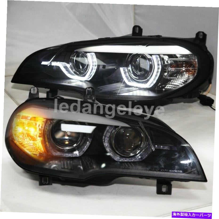 USヘッドライト BMW X5 E70 LEDヘッドライトのための2007-2010年LEDヘッドランプFit AFSバージョンSnのためのLEDヘッドランプ 2007-2010 Year LED head lamps For BMW X5 E70 LED headlights fit AFS version SN【並行輸入品】