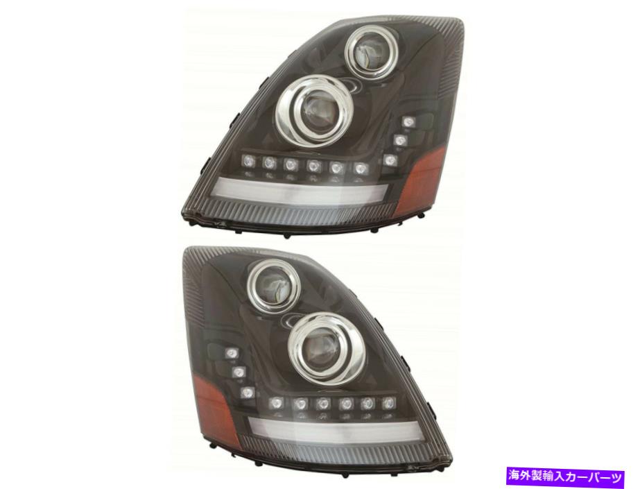 USヘッドライト Headlight 2004-2017 VN VNL VNM LEDシーケンシャルブラックペアの乗客ドライバ For Headlight 2004-2017 VN VNL VNM LED Sequential Black Pair Passenger Driver【並行輸入品】｜Us Custom Parts Shop USDM