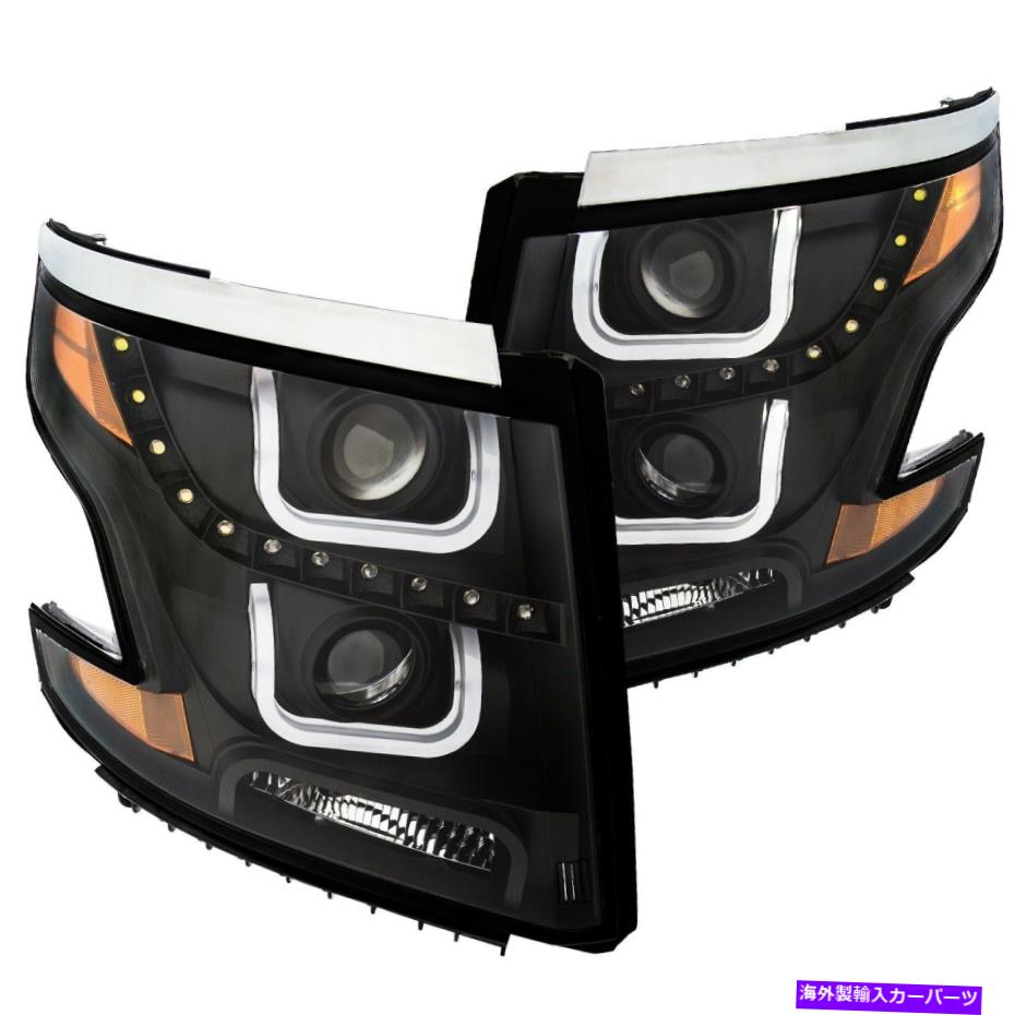 USヘッドライト Anzo USA 111340プロジェクターヘッドライトセット15~19タホ Anzo USA 111340 Projector Headlight Set Fits 15-19 Tahoe【並行輸入品】