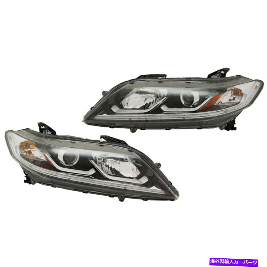 USヘッドライト Pair Headlights Lamps 2?右の33100T3LA21,33150T3LA21 LH＆RH Pair Headlights Lamps Set of 2 Left-and-Right 33100T3LA21, 33150T3LA21 LH & RH【並行輸入品】