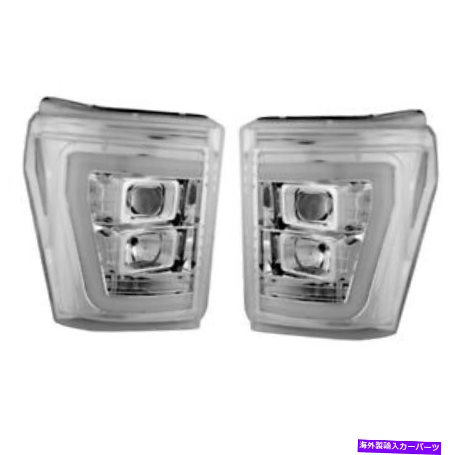 USヘッドライト RECON 264272CLCプロジェクターヘッドライトクリア/クロムF250 SDペアNEW Recon 264272CLC Projector Headlight Clear/Chrome For 11-16 F250 Sd Pair NEW【並行輸入品】｜Us Custom Parts Shop USDM