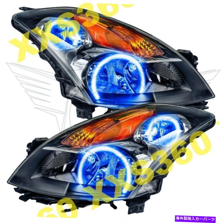 USヘッドライト Nissan Altima 4dr 07-09 Blue Led Angelの目のためのOracle Haloヘッドライトブラック ORACLE Halo HEADLIGHTS BLACK For Nissan Altima 4dr 07-09 BLUE LED Angel Eyes【並行輸入品】｜Us Custom Parts Shop USDM