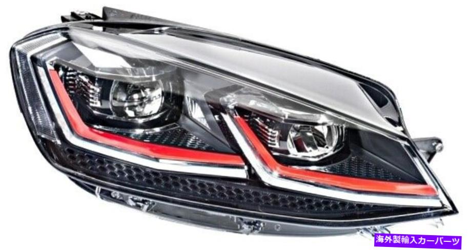 USヘッドライト Hella Headlight Right LedフィットVW Golf MK7 5G1941060A 1ZX013924-421 HELLA Headlight Right LED Fits VW Golf Mk7 5G1941060A 1ZX013924-421【並行輸入品】