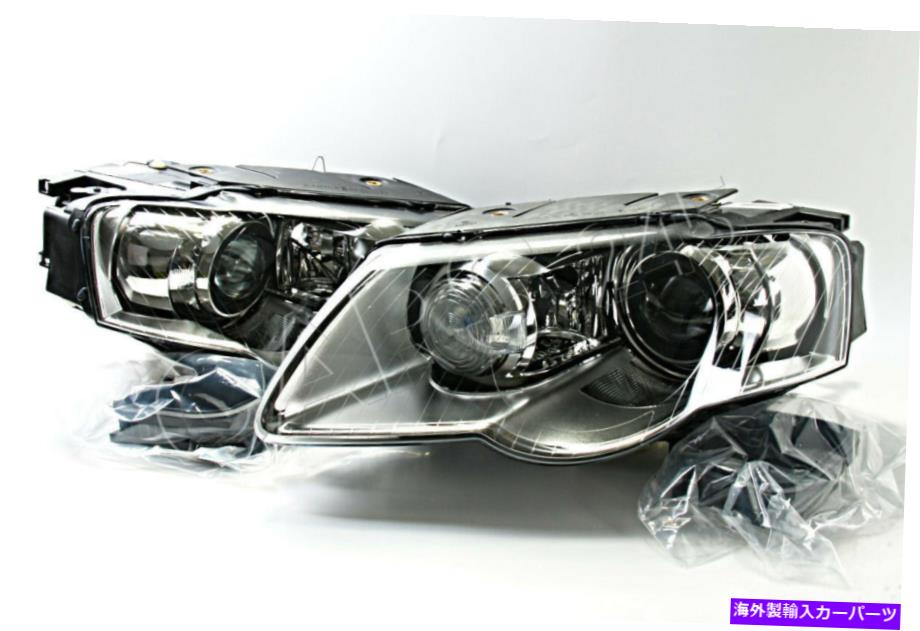 USヘッドライト Volkswagen Passat B6 2005-2007クリアキセノンヘッドライトダイナミックFBLペアValeo VOLKSWAGEN PASSAT B6 2005-2007 Clear Xenon Headlights Dynamic FBL PAIR VALEO【並行輸入品】