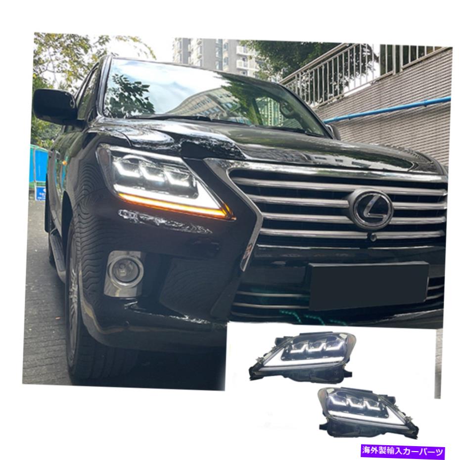 USヘッドライト LEXUS LX570 2007-2015 LEDヘッドライトLED DRLはOEMハロゲンシーケンシャルを置き換えます For Lexus LX570 2007-2015 LED Headlights LED DRL Replace OEM Halogen Sequential【並行輸入品】｜Us Custom Parts Shop USDM