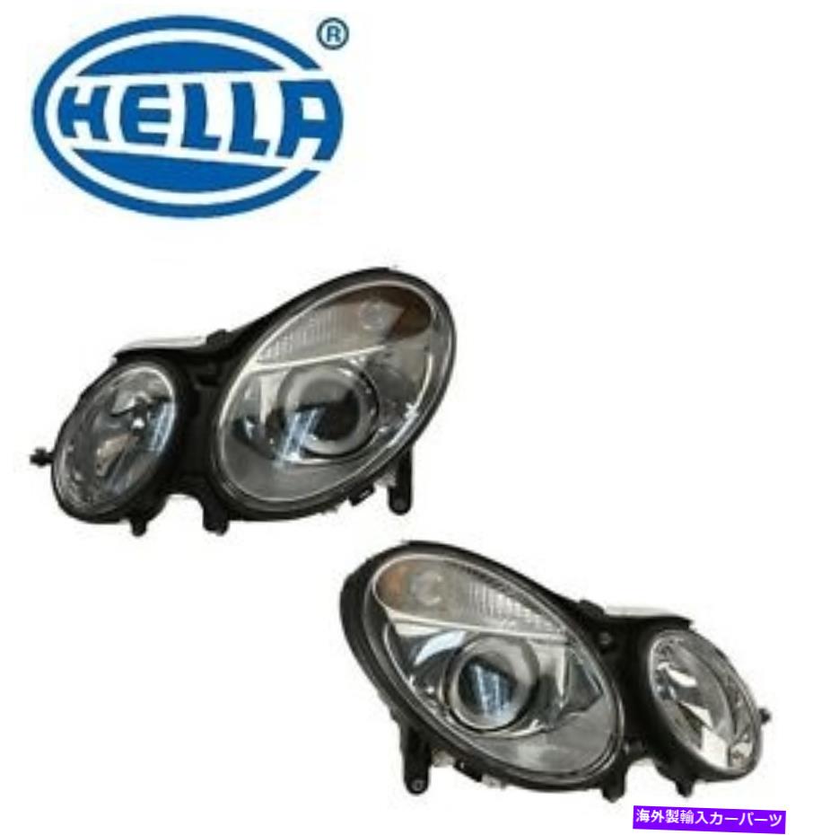 【楽天市場】USヘッドライト メルセデスW211のセットの左右のヘッドライトアセンブリBiXenon OEM Hella For