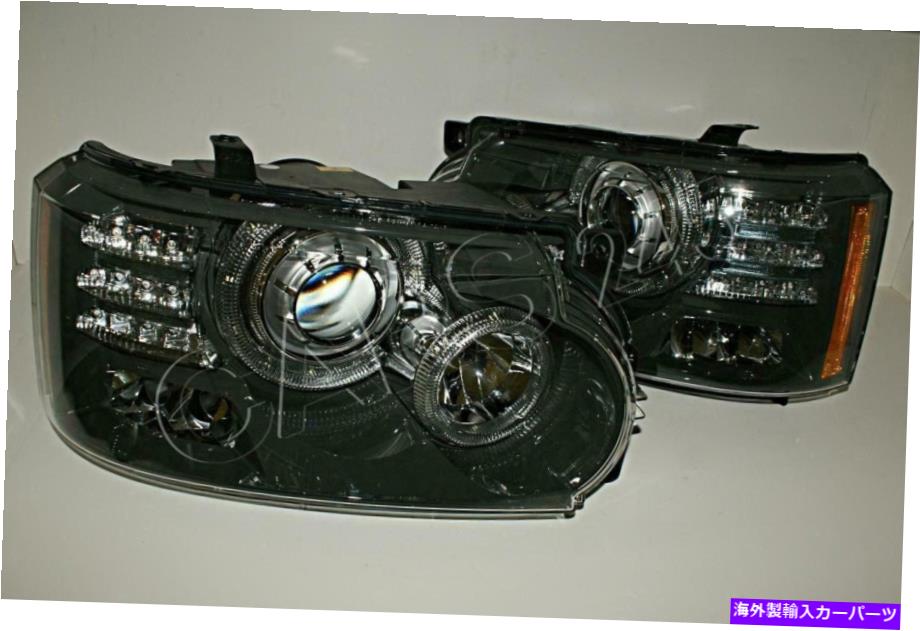 USヘッドライト RANGE ROVER L322 2010 - DRL LED BIキセノンファショナルヘッドライトがECU AFSで設定 Range Rover L322 2010- DRL LED Bi Xenon FACELIFT Headlights SET with ECU AFS【並行輸入品】｜Us Custom Parts Shop USDM