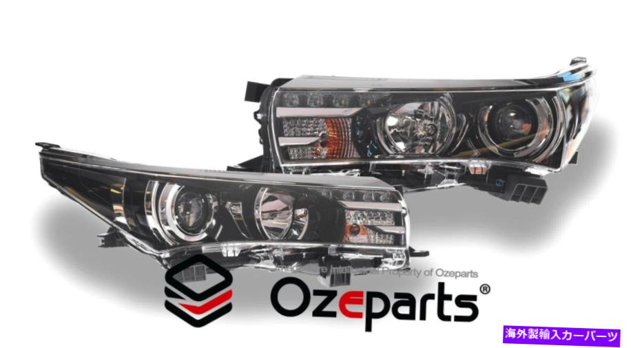 USヘッドライト トヨタカローラZRセダンZRE172 13~18用の本物のペアLH + RHヘッドライトランプLED GENUINE Pair LH+RH Head Light Lamp LED For Toyota Corolla ZR Sedan ZRE172 13~18【並行輸入品】｜Us Custom Parts Shop USDM