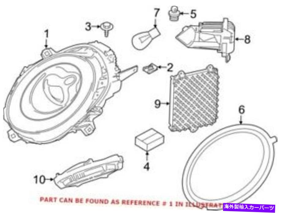 USヘッドライト ミニ63117383219のための本物のOEMヘッドライト Genuine OEM Headlight for Mini 63117383219【並行輸入品】｜Us Custom Parts Shop USDM
