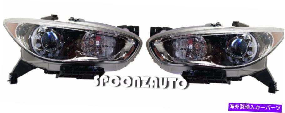 USヘッドライト Fit Infiniti JX35 2013 HIDキセノンヘッドライトヘッドランプ - セット Fit INFINITI JX35 2013 HID XENON HEADLIGHTS HEAD LAMPS - SET【並行輸入品】｜Us Custom Parts Shop USDM