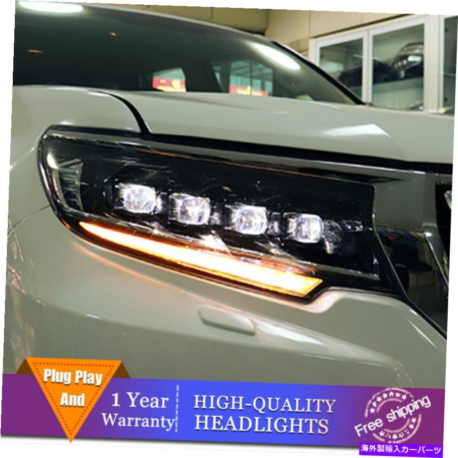 USヘッドライト トヨタプラドヘッドライト二重レンズビームプロジェクターすべてLED DRL 2018-2019 For Toyota Prado Headlights Double Lens Beam Projector ALL LED DRL 2018-2019【並行輸入品】 166,884円