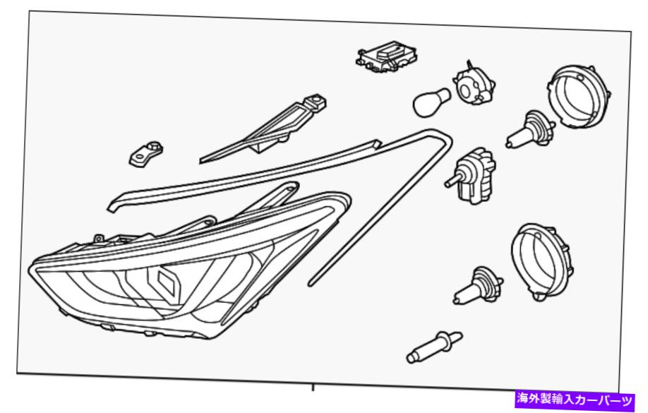 USヘッドライト 純正ヒュンダイヘッドランプアセンブリ92101-B8120 Genuine Hyundai Headlamp Assembly 92101-B8120【並行輸入品】｜Us Custom Parts Shop USDM