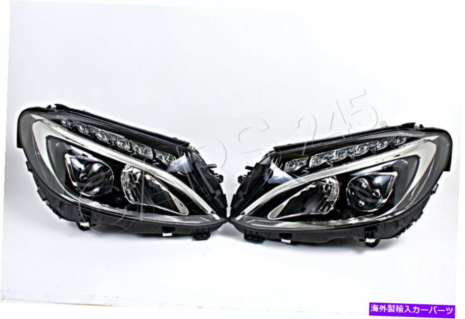 USヘッドライト LEDヘッドライトフロントランプ対フィットメルセデスCクラスW205セダン15- LED Headlights Front Lamps PAIR Fits Mercedes C-Class W205 Sedan 15-【並行輸入品】｜Us Custom Parts Shop USDM 188,558円