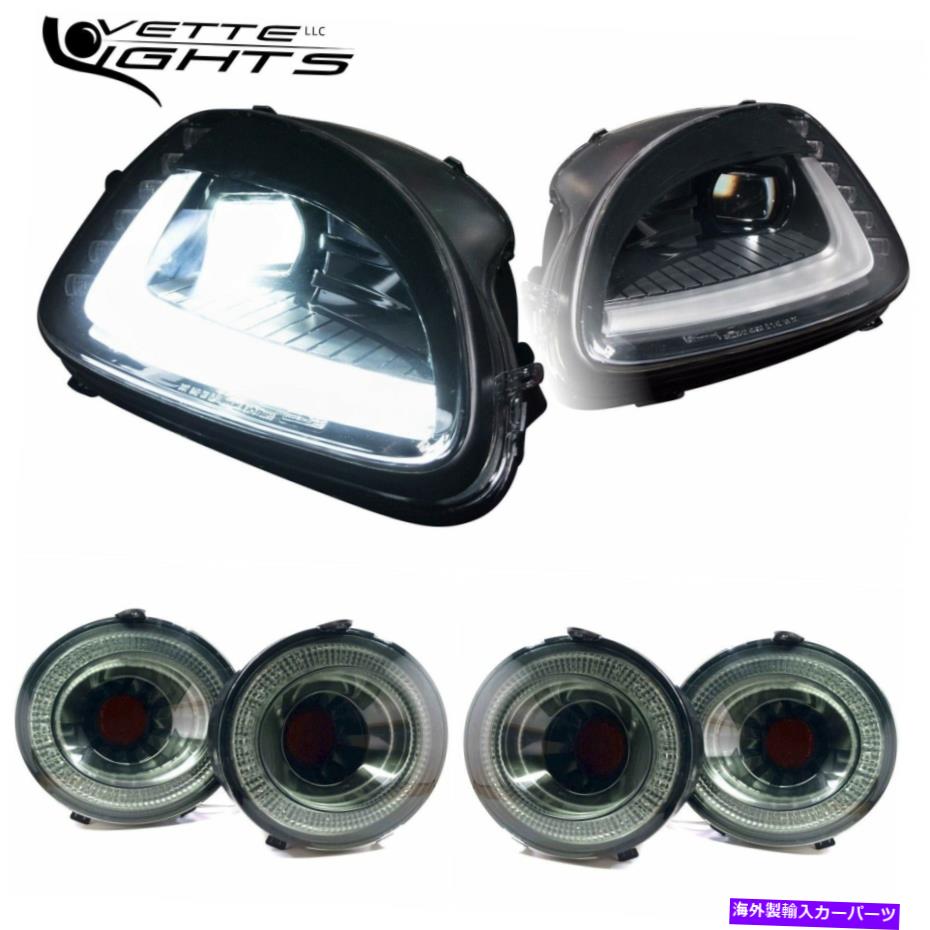 USヘッドライト 2005-2013コルベットC6森本XB LEDコンボキット（ヘッドライト＆クリアテールライト） 2005-2013 Corvette C6 Morimoto XB LED Combo Kit (Headlights & Clear Tail Lights)【並行輸入品】