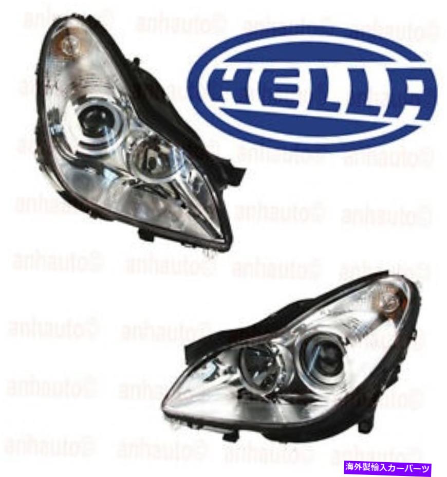 USヘッドライト メルセデスW219ヘッドライトアセンブリハロゲン左+右側OEM HERLA Mercedes W219 Headlight Assembly Halogen Left + Right Side OEM HELLA【並行輸入品】