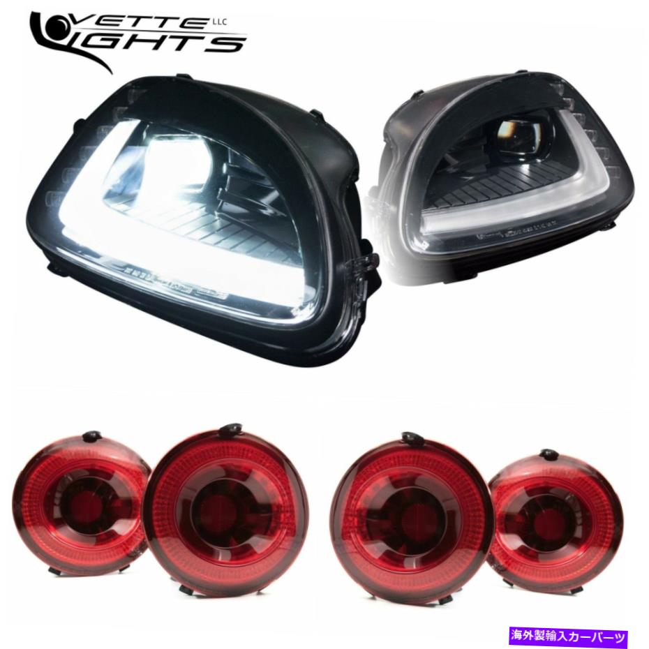 USヘッドライト 2005-2013コルベットC6森本XB LEDコンボキット（ヘッドライト＆レッドテールライト） 2005-2013 Corvette C6 Morimoto XB LED Combo Kit (Headlights & Red Tail Lights)【並行輸入品】