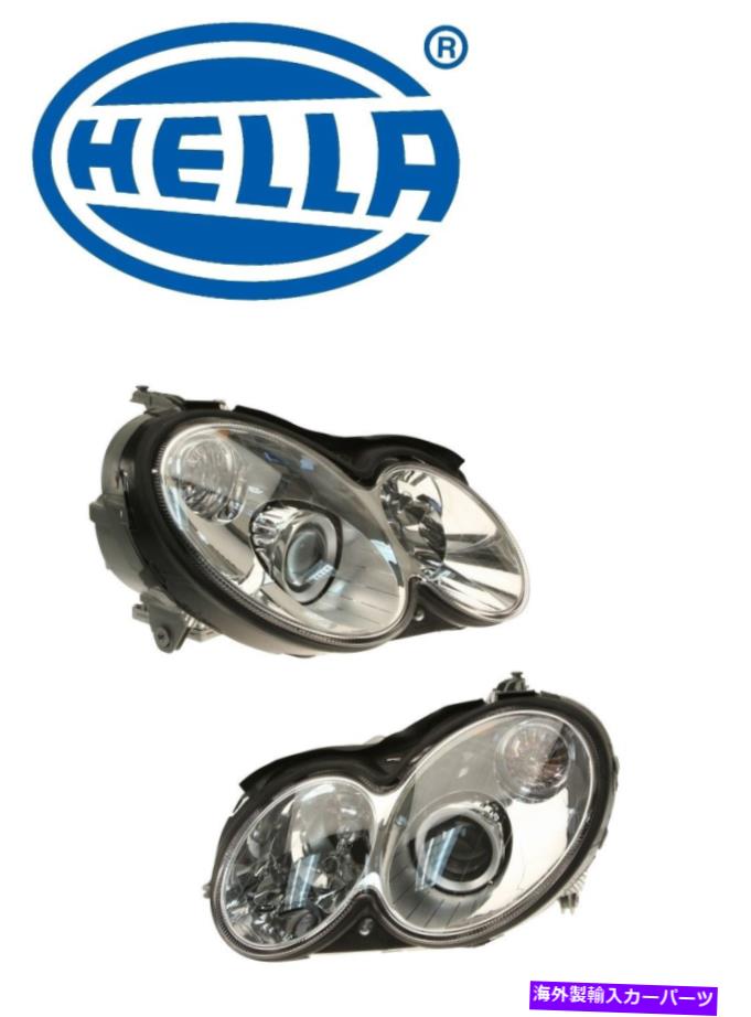 【楽天市場】USヘッドライト メルセデスW209 C55 AMG左右ヘッドライトアセンブリBiXenon Hella For