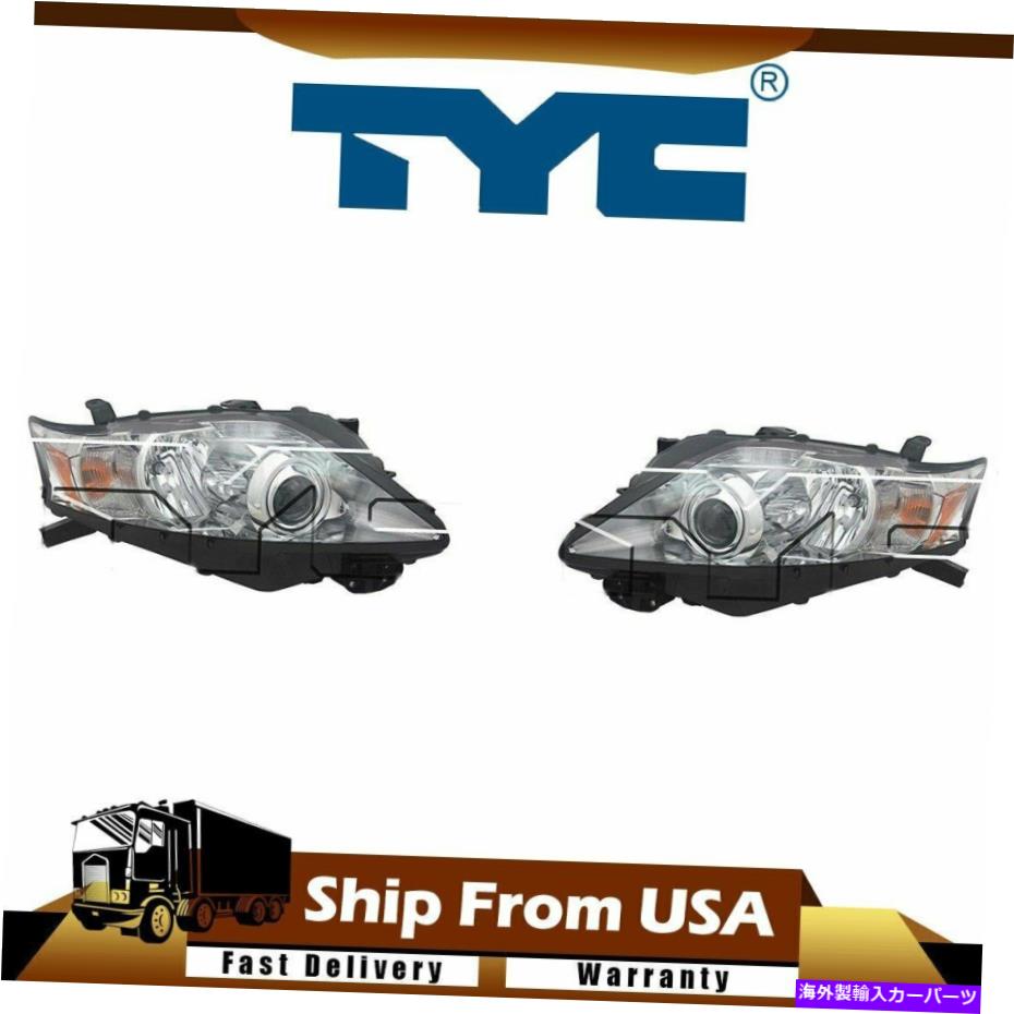 USヘッドライト Lexus RX350 2010-2013用TYC左ヘッドライトヘッドランプアセンブリキット TYC Left Right Headlight Headlamp Assembly Kit For Lexus RX350 2010-2013【並行輸入品】