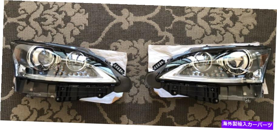USヘッドライト 純正OEM Lexus LS460ヘッドライトセット（R＆L）オリジナルパッキングで新機能。 2013-2017 Genuine OEM Lexus LS460 Headlights Set (R&L) New In Original Packing. 2013-2017【並行輸入品】