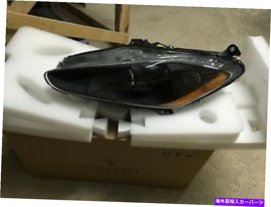 USヘッドライト 2008-11 Maserati Granturismo Gransport左ドライバーHIDヘッドライトOEM P / N 286382 2008-11 Maserati Granturismo GranSport Left Driver HID Headlight OEM P/N 286382【並行輸入品】