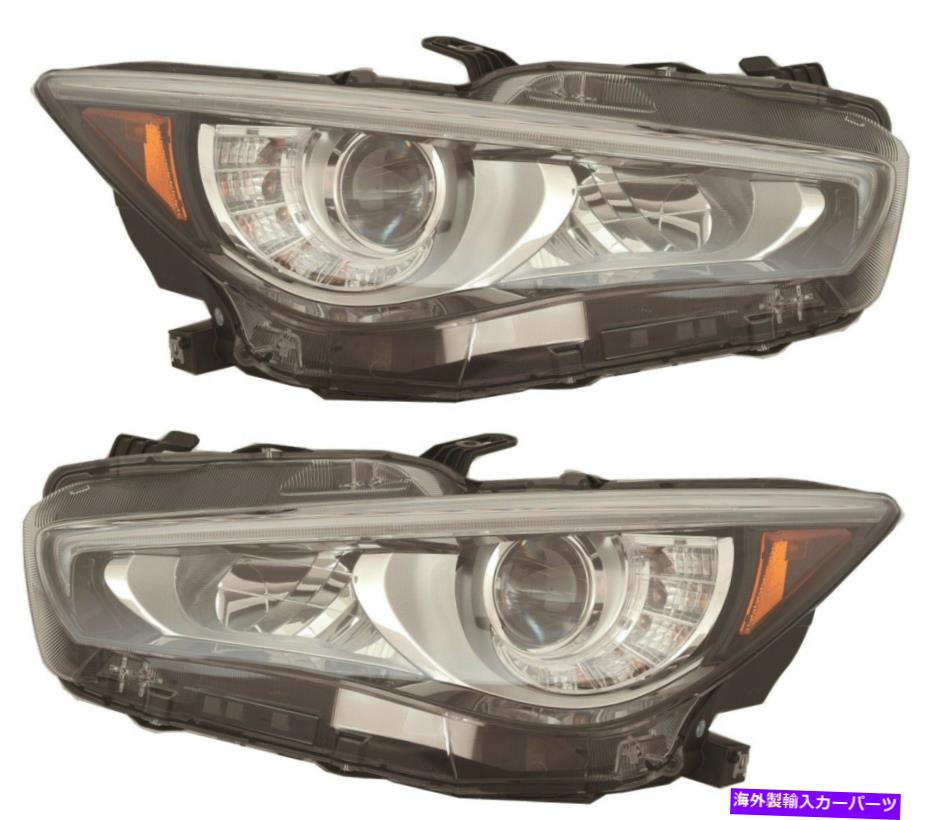 USヘッドライト Fits Infiniti Q5018-2019ヘッドライトヘッドライトランプW / O適応ペア FITS INFINITI Q50 2018-2019 HEADLIGHTS HEAD LIGHTS LAMPS W/O ADAPTIVE PAIR【並行輸入品】|Us Custom Parts Shop USDM