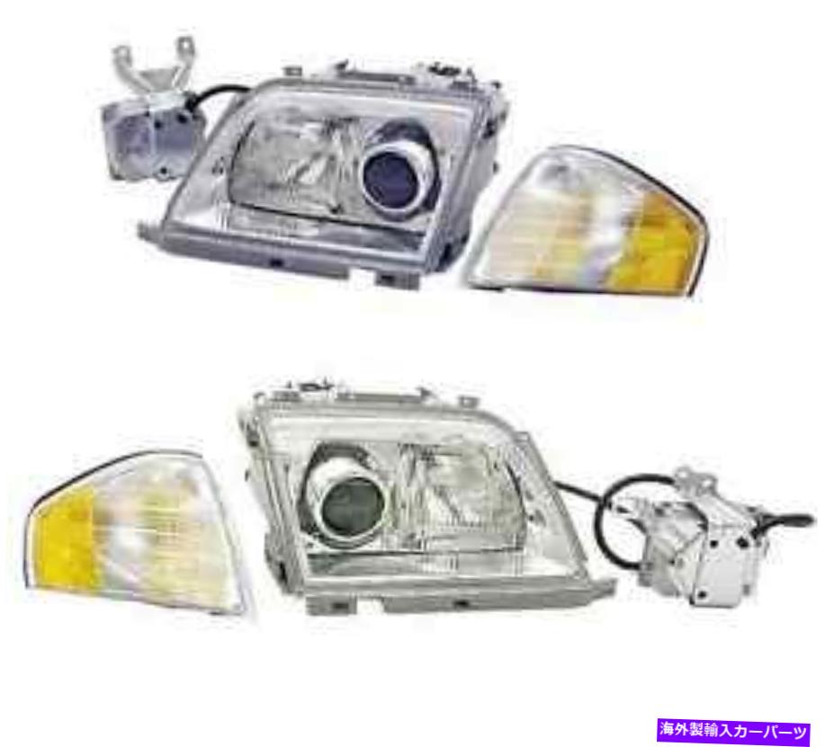 USヘッドライト メルセデスR129 SL Magneti Marelliクラス左+右ヘッドライトランプ For Mercedes R129 SL Magneti Marelli Class Left+Right Head Light Lamp【並行輸入品】