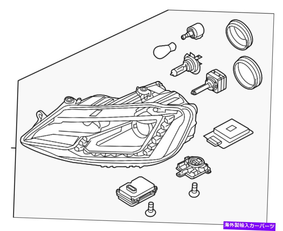 USヘッドライト 本物のフォルクスワーゲンヘッドランプアセンブリ5C7-941-752-K Genuine Volkswagen Headlamp Assembly 5C7-941-752-K【並行輸入品】|Us Custom Parts Shop USDM