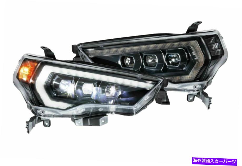 USヘッドライト 森本LF531.2 XB LEDヘッドライト14~21セット/ブラックGEN 2 Morimoto LF531.2 XB LED Head Lights For 4Runner 14-21 Set / Black GEN 2【並行輸入品】