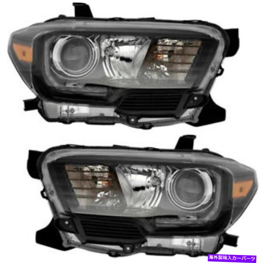 USヘッドライト LEDヘッドライトヘッドライトアセンブリ（W /フォグランプ）ペア17~18トヨタタコマ用セット LED Headlights Headlight Assembly (w/Fog Lamp) Pair Set for 17-18 Toyota Tacoma【並行輸入品】｜Us Custom Parts Shop USDM