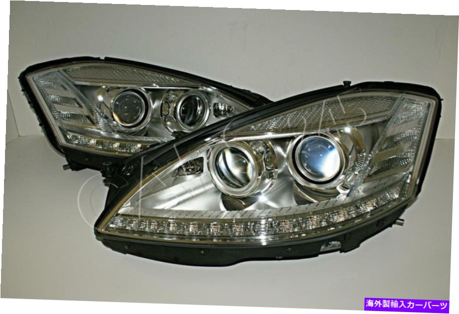 USヘッドライト 09-メルセデスSクラスW221バイキセノンLED DRL赤外線AFSヘッドライトランプペア 09- MERCEDES S Class W221 Bi Xenon LED DRL Infrared AFS HeadLights Lamps PAIR【並行輸入品】|Us Custom Parts Shop USDM