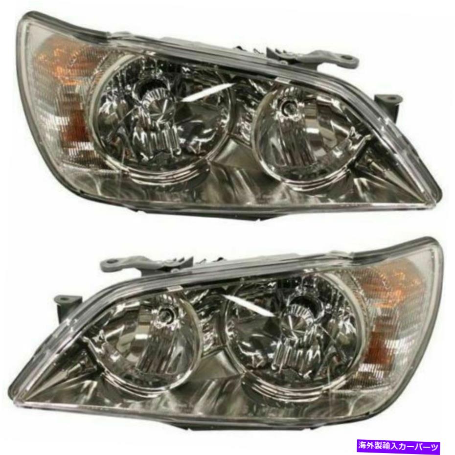 USヘッドライト 2つの左右サイドランプアセンブリHIDの新しいセット2001-2005レクサスIS300 New Set of 2 Left & Right Side Head Lamp Assembly HID Fits 2001-2005 Lexus IS300【並行輸入品】