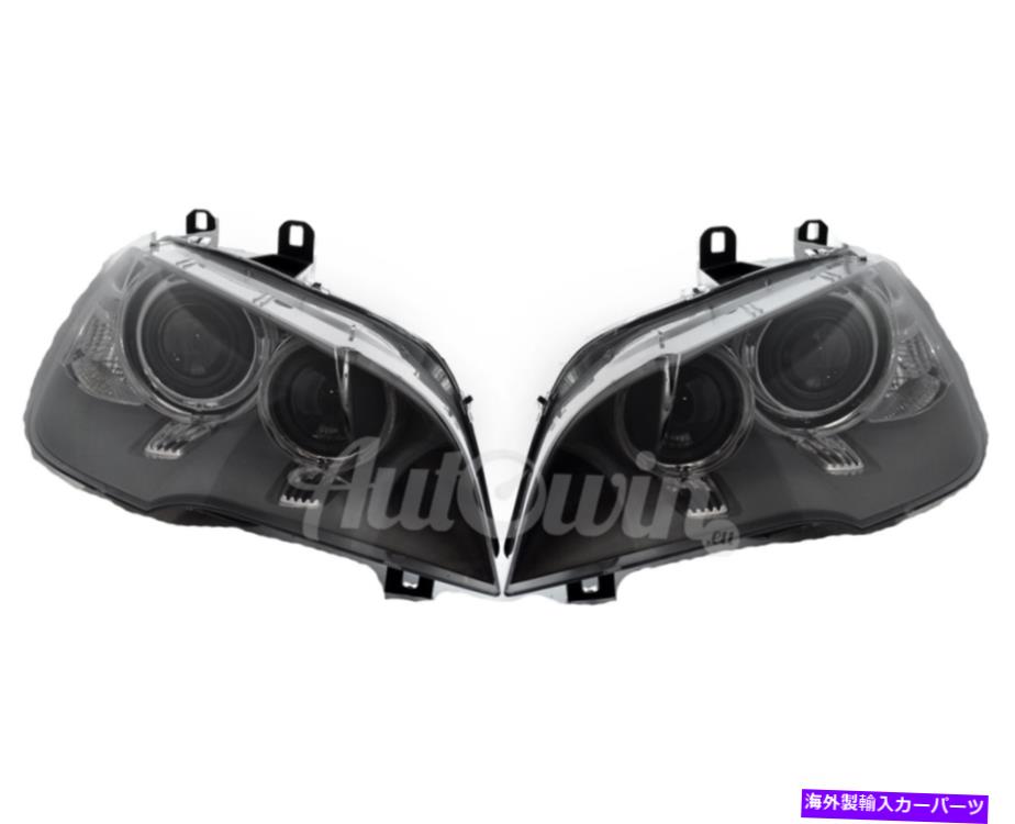 USヘッドライト BMW X5シリーズE70LCIバイキセノンヘッドライト左右サイドアセンブル純正OEM BMW X5 SERIES E70LCI BI-XENON HEADLIGHT LEFT & RIGHT SIDE ASSEMBLED GENUINE OEM【並行輸入品】