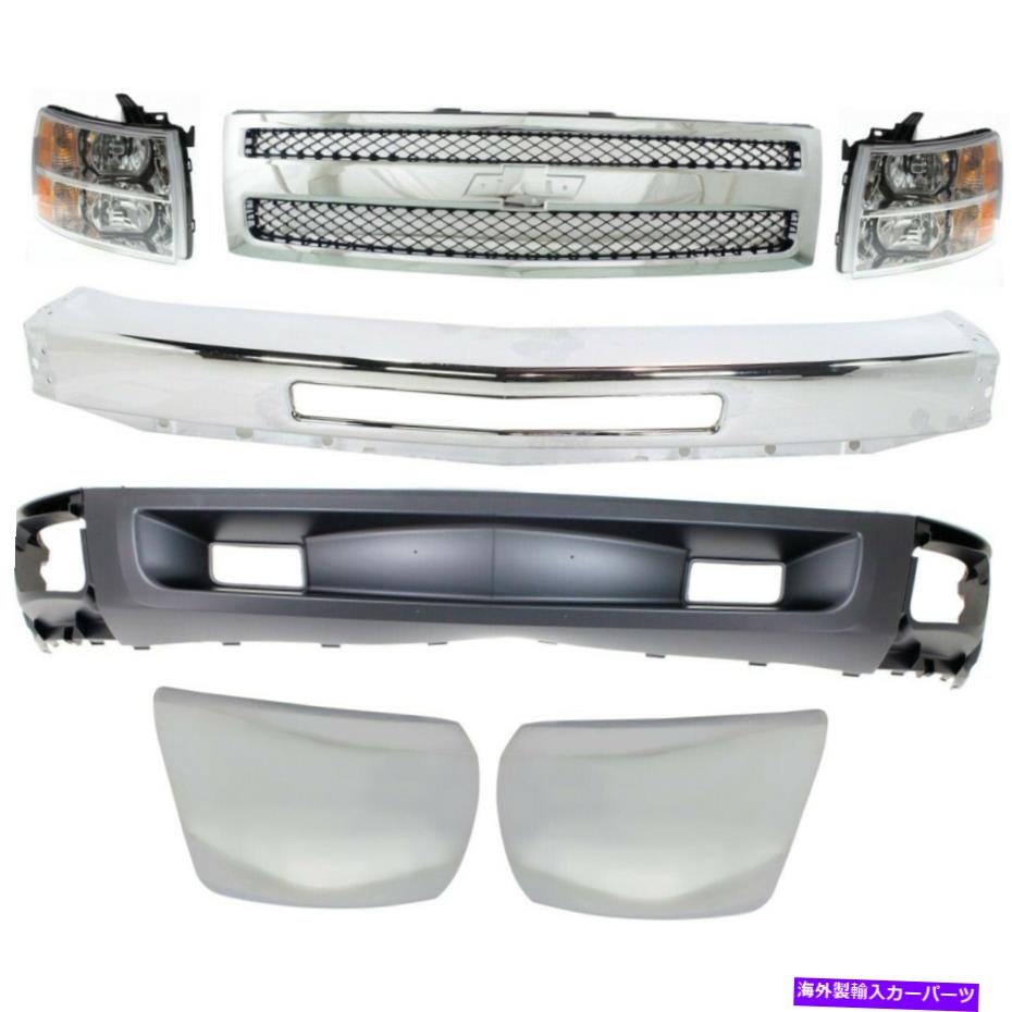 【楽天市場】USヘッドライト 20122013のためのバンパーエンドヘッドライトのバランスシボレーシルバード1500フロントキット