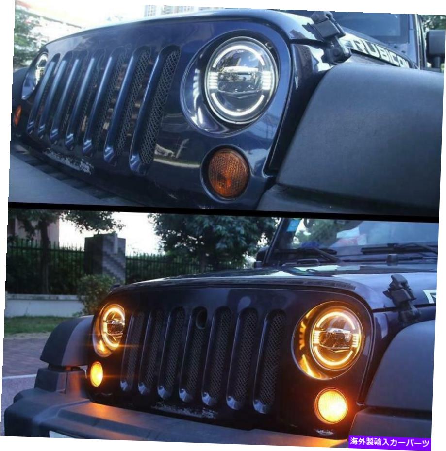 USヘッドライト Wrangler JL 2018-2020のためのFIT全てのLEDヘッドライトプロジェクターターン信号DRL 9 \