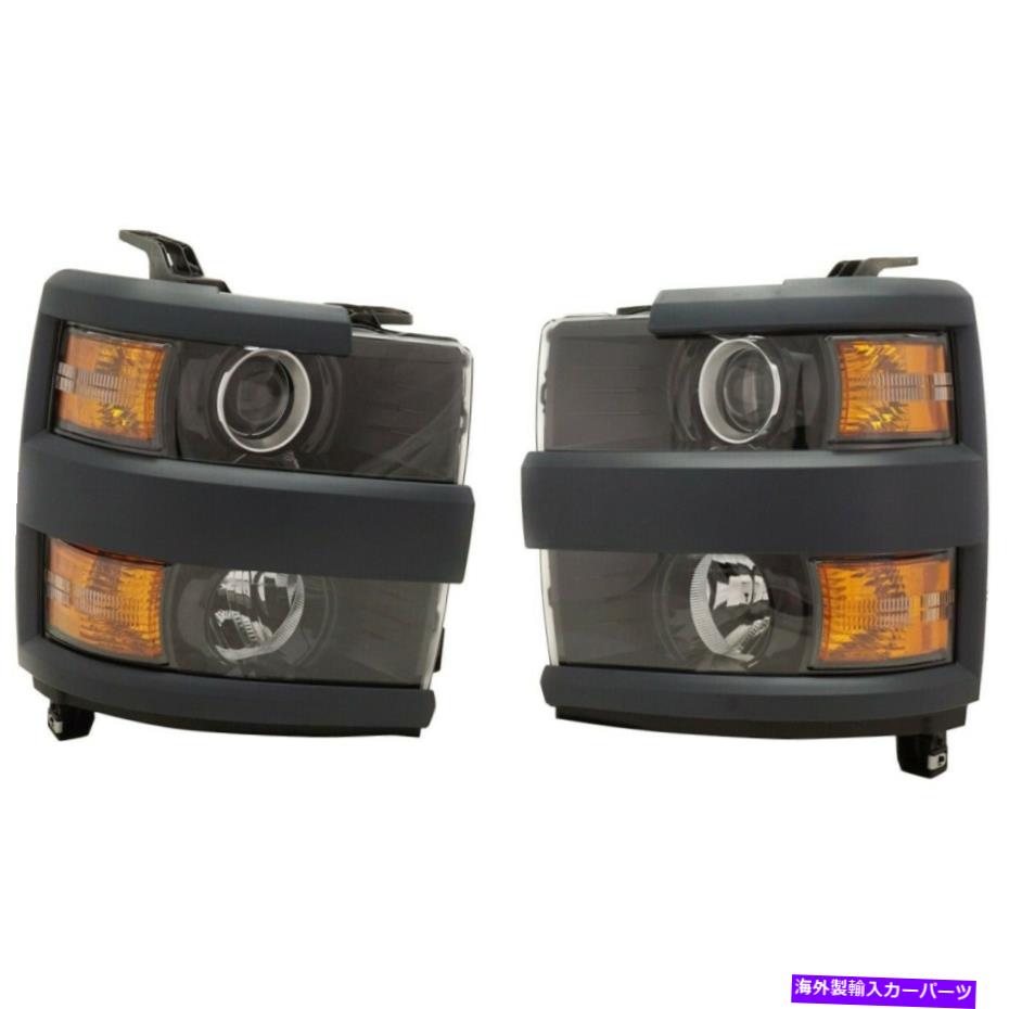 USヘッドライト 2ヘッドライトランプのペアセットChevy 84388597,84388596 Pair Set of 2 Headlights Lamps Left-and-Right for Chevy 84388597, 84388596【並行輸入品】