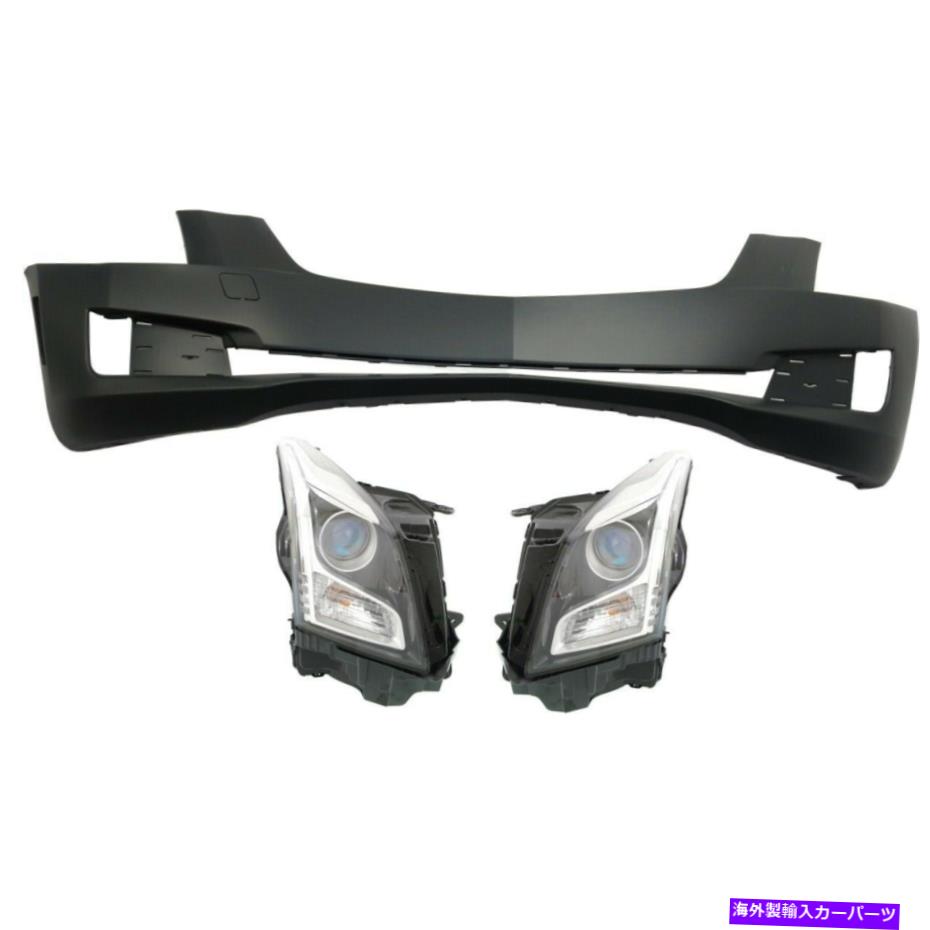 USヘッドライト 3ヘッドライトランプのセット23236366,23236365,23213292 - PFM左右 Set of 3 Headlights Lamps Front 23236366, 23236365, 23213292-PFM Left-and-Right【並行輸入品】
