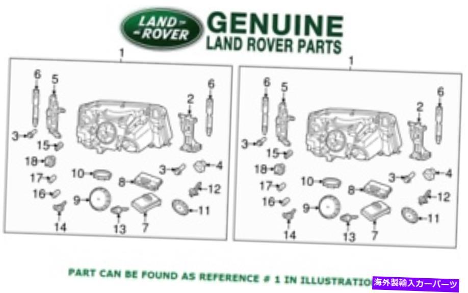 USヘッドライト ランドローバーの範囲のRover Sport 2006-2009のための純正セット左+右ヘッドライト Genuine Set Left + Right Headlights for Land Rover Range Rover Sport 2006-2009【並行輸入品】