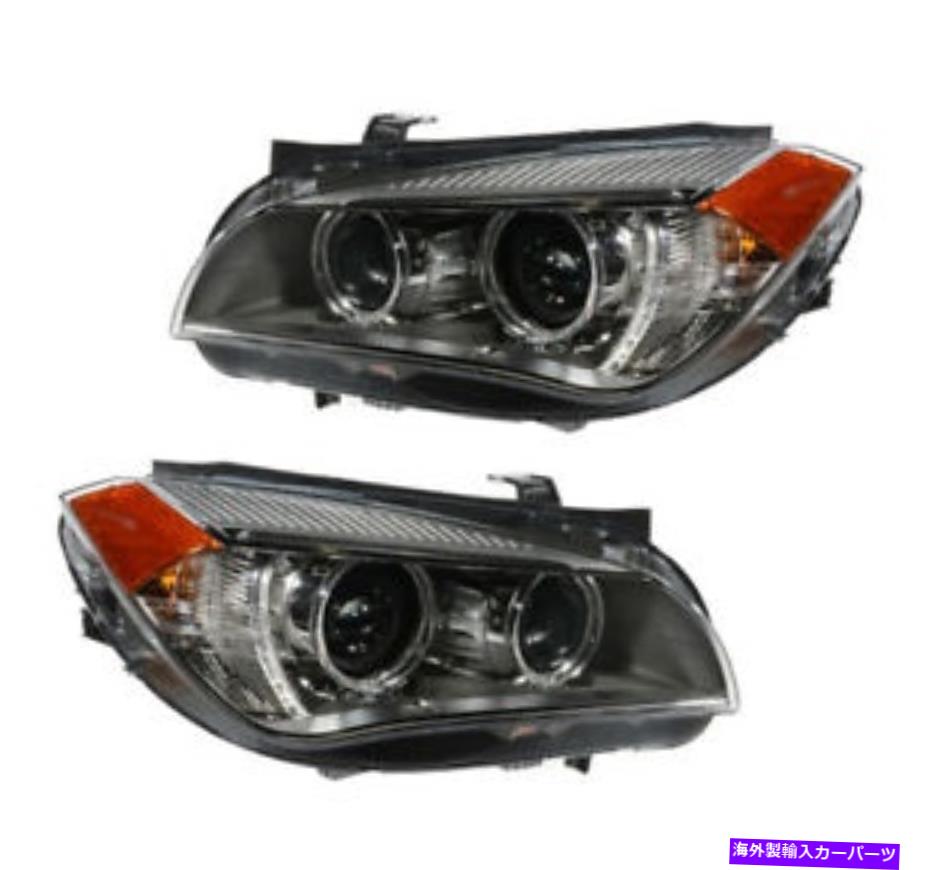 USヘッドライト BMW X 1 2013-2015 46654 BM2519148に合う新しいOEM Valeo Pain NEW OEM VALEO PAIR OF BI-XENON HEADLIGHTS FITS BMW X1 2013-2015 46654 BM2519148【並行輸入品】