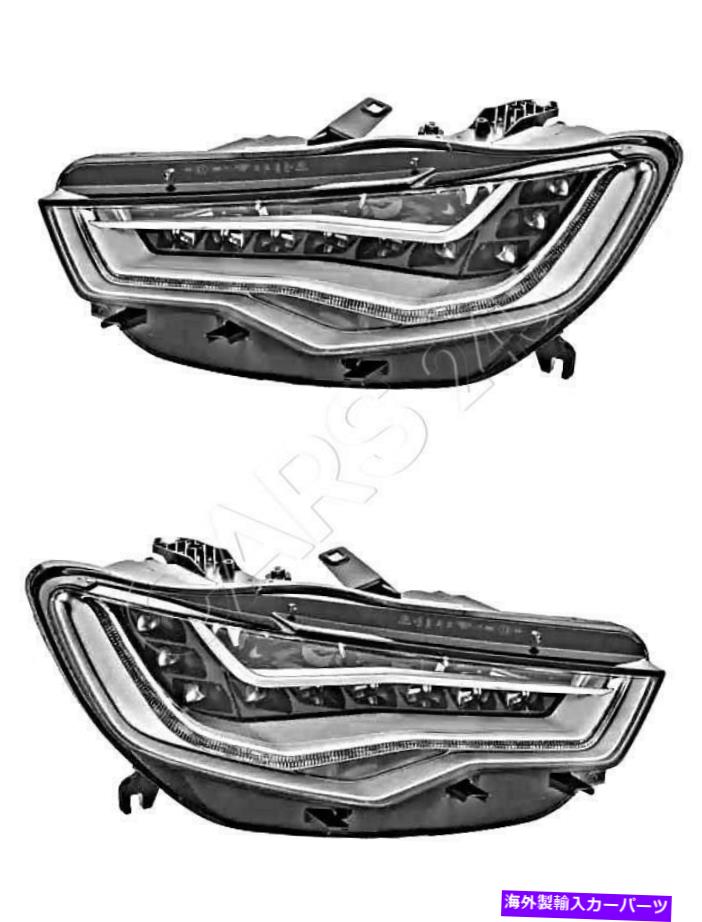 USヘッドライト Hella Headlight left +右LED 12V for Audi A6 Allroad Avant A6L 4G 4G2 HELLA Headlight Left+Right LED 12V For AUDI A6 Allroad Avant A6l 4G 4G2【並行輸入品】