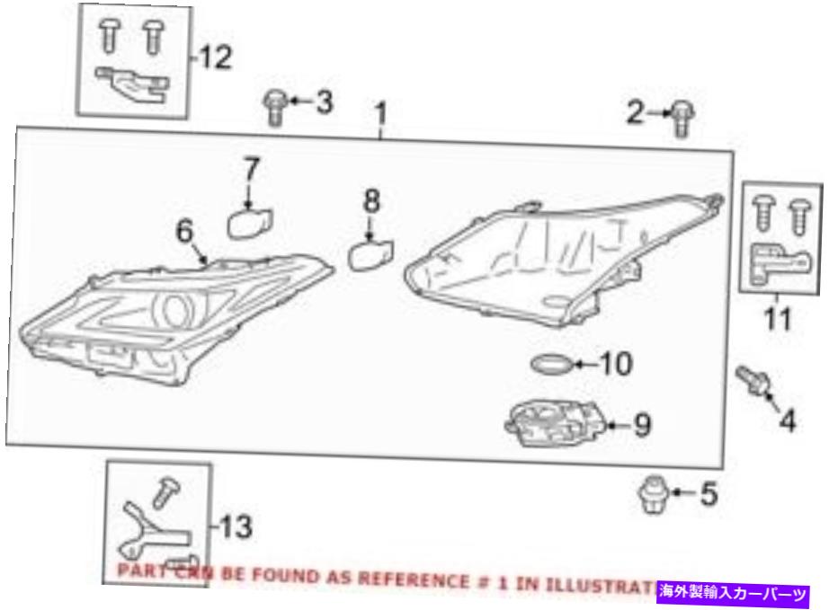USヘッドライト Lexus 811500E260のための本物のOEMフロント左ヘッドライトアセンブリ Genuine OEM Front Left Headlight Assembly for Lexus 811500E260【並行輸入品】｜Us Custom Parts Shop USDM