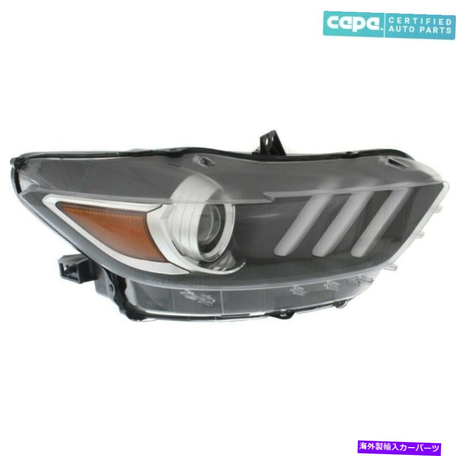 USヘッドライト Ford Mustang 2015-2019のための新しいヘッドライト2015-2019 FR3Z13008J. New Headlight Right For Ford Mustang 2015-2019 FO2519124C FR3Z13008J【並行輸入品】｜Us Custom Parts Shop USDM