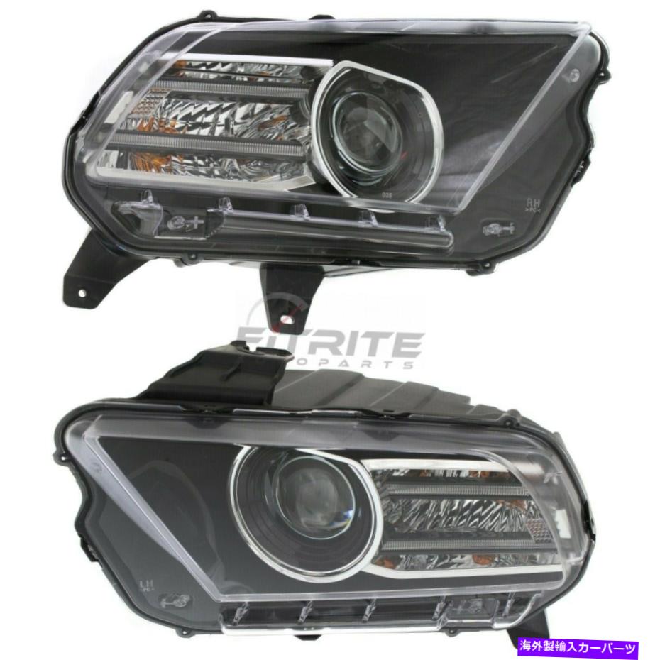 USヘッドライト FORDマスタング2013-2014 FO2518113 FO2519113 NEW LEFT & RIGHT HID HEAD LIGHT FITS FORD MUSTANG 2013-2014 FO2518113 FO2519113【並行輸入品】