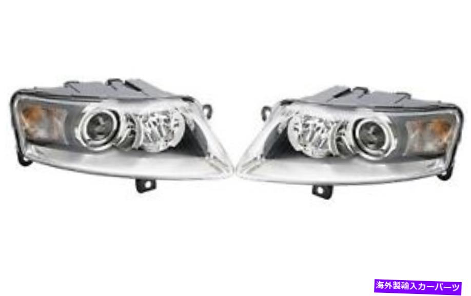 USヘッドライト Audi A6 05-08のためのオートレベルHellaを持つ2前のBi-Xenonヘッドライトのペアセット Pair Set of 2 Front Bi-Xenon Headlights with Auto Level Hella For Audi A6 05-08【並行輸入品】｜Us Custom Parts Shop USDM